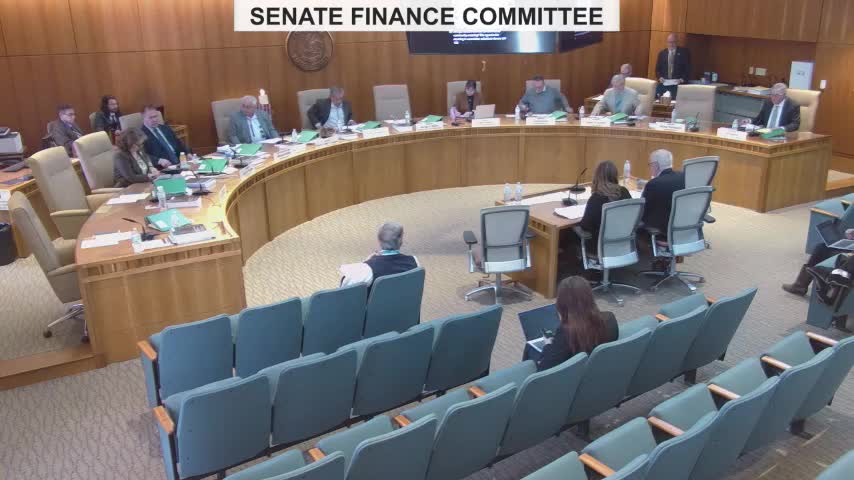 Senate Finance committee recommends removing sunset on behavioral-health cost‑sharing elimination after amendment