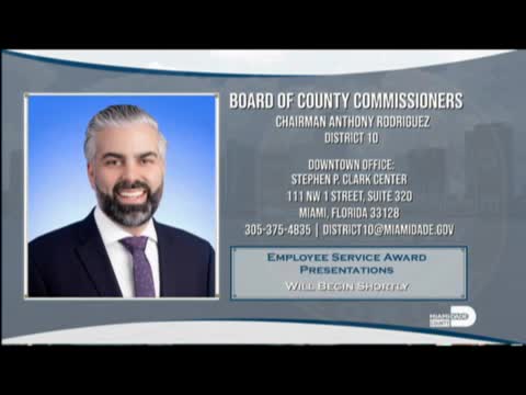 Miami Dade County honors employees for 30 to 40 years of dedicated service