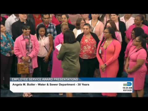Angela Barris celebrates 30 years at Manmade Water and Sewer Department