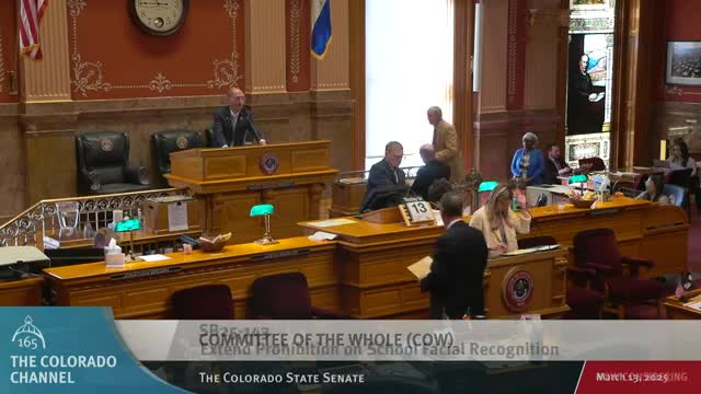 Senate passes bill regulating school use of facial recognition with parental consent and enforcement carve-outs