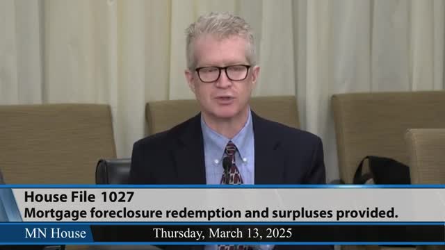 Minnesota lawmakers amend foreclosure bill to improve homeowner protections