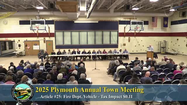 Plymouth Town votes to fund new police cruiser and communication upgrades