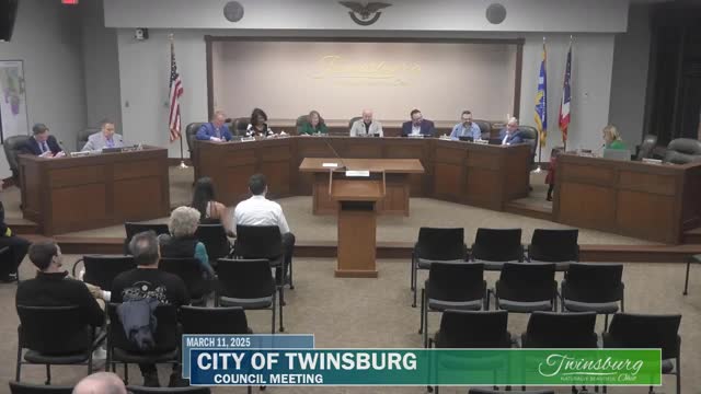 Twinsburg City Council swears in firefighter Jeff Liars at council meeting