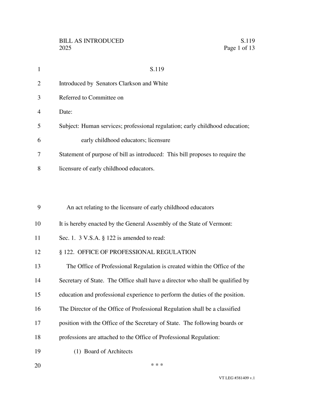 Vermont proposes new standards for early childhood educators' responsibilities