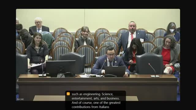 Delegate Mangione advocates for House Bill 117 to honor Italian American contributions in Maryland