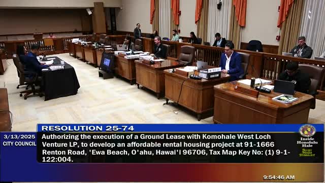 Honolulu approves $30M multifamily housing revenue bonds for Komohale Westlock Venture