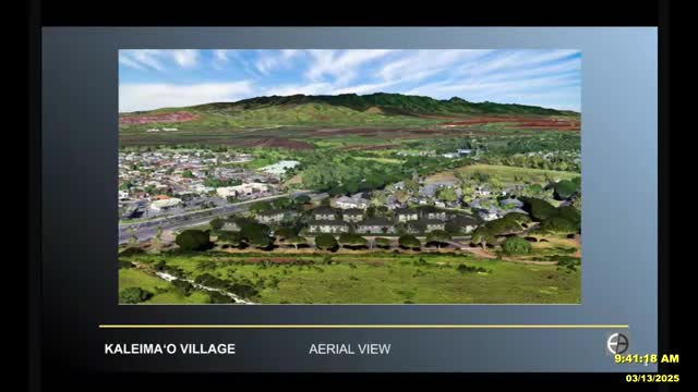 Kalei Mau Village breaks ground on 27 affordable housing units in residential area