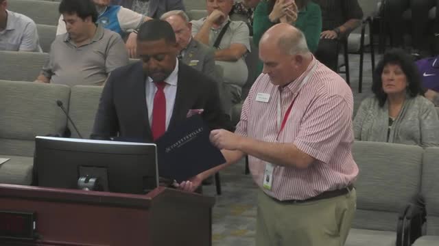 Mayor Mitch Colvin proclaims March 2025 as American Red Cross Month in Fayetteville