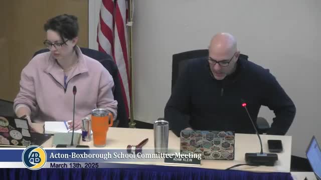 Acton-Boxborough leaders hold FY26 budget hearing as committee braces for larger increases ahead