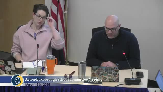 Acton-Boxborough School Committee recognizes art educator Lauren Gould Donahue's achievements