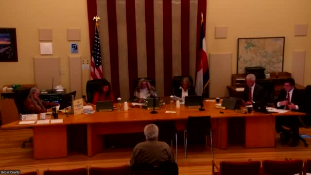 Gilpin County reviews opioid settlement funds and honors Sheriff Rick Albers