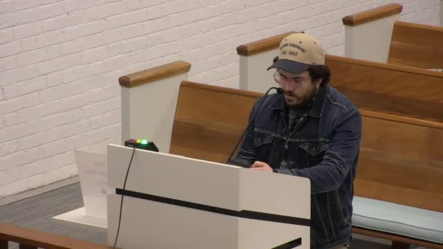 Resident advocates for Aurora House solar project and composting access in Falls Church