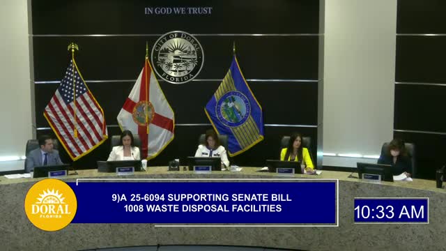 Doral City Council backs state measures on blasting and micromobility safety regulations