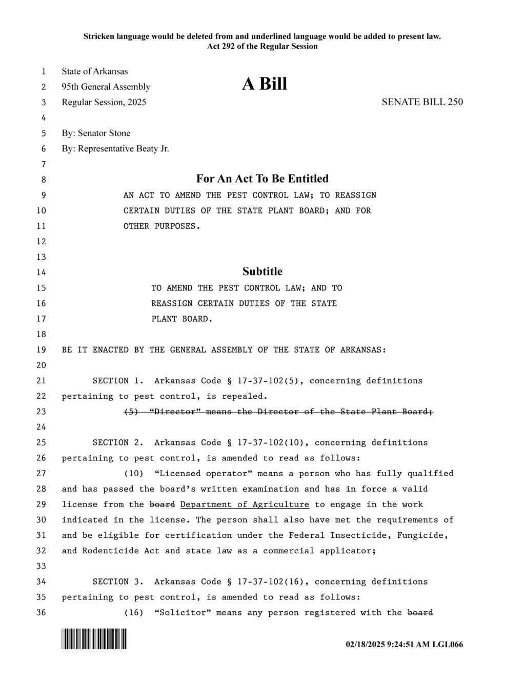 Arkansas sets new pesticide applicator exam and licensing requirements