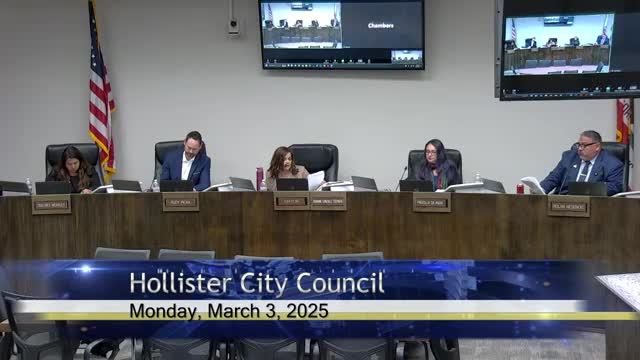 Hollister City Council discusses budget delays and urban development plans