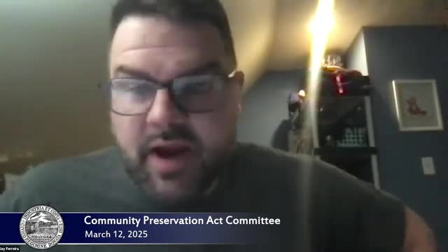 Holyoke Community Preservation Committee adopts standard contract terms and adds project-specific conditions