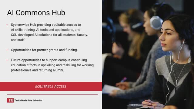 CSU launches AI Commons Hub to provide tools and training for equitable access