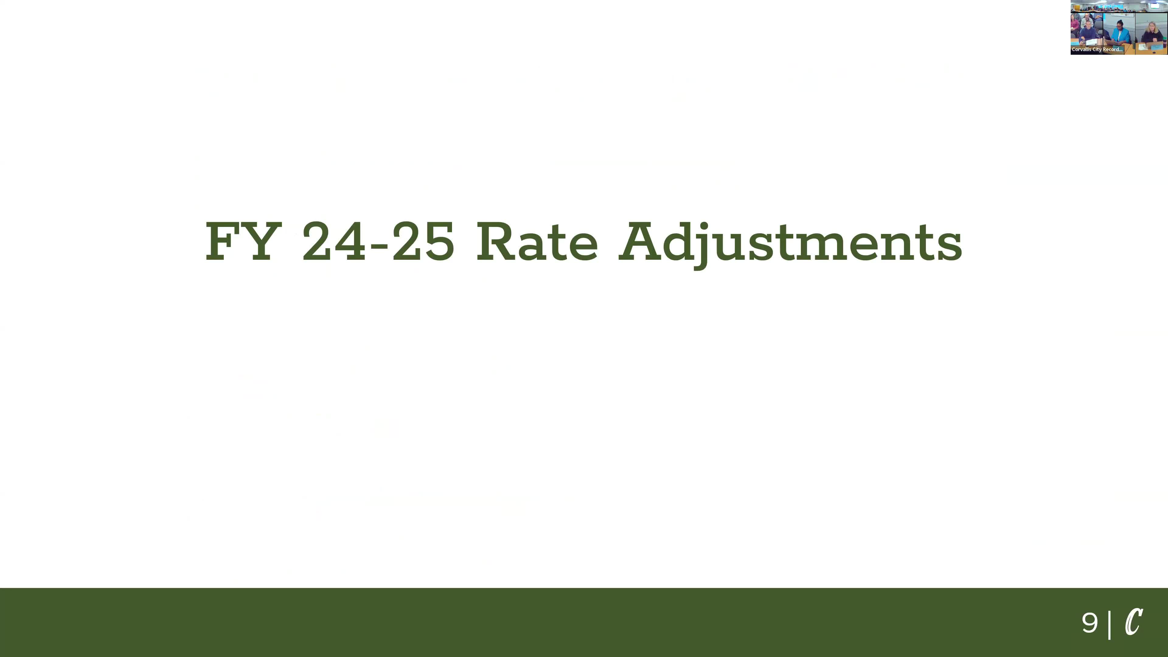 City Council proposes public works rate increases amid inflationary pressures
