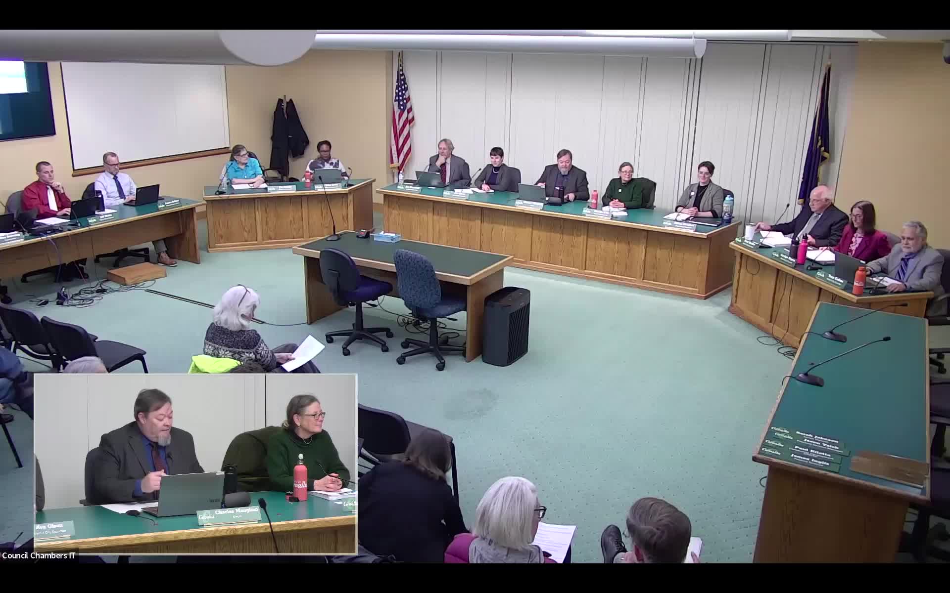 Corvallis City Council swears in new members at first meeting of 2025