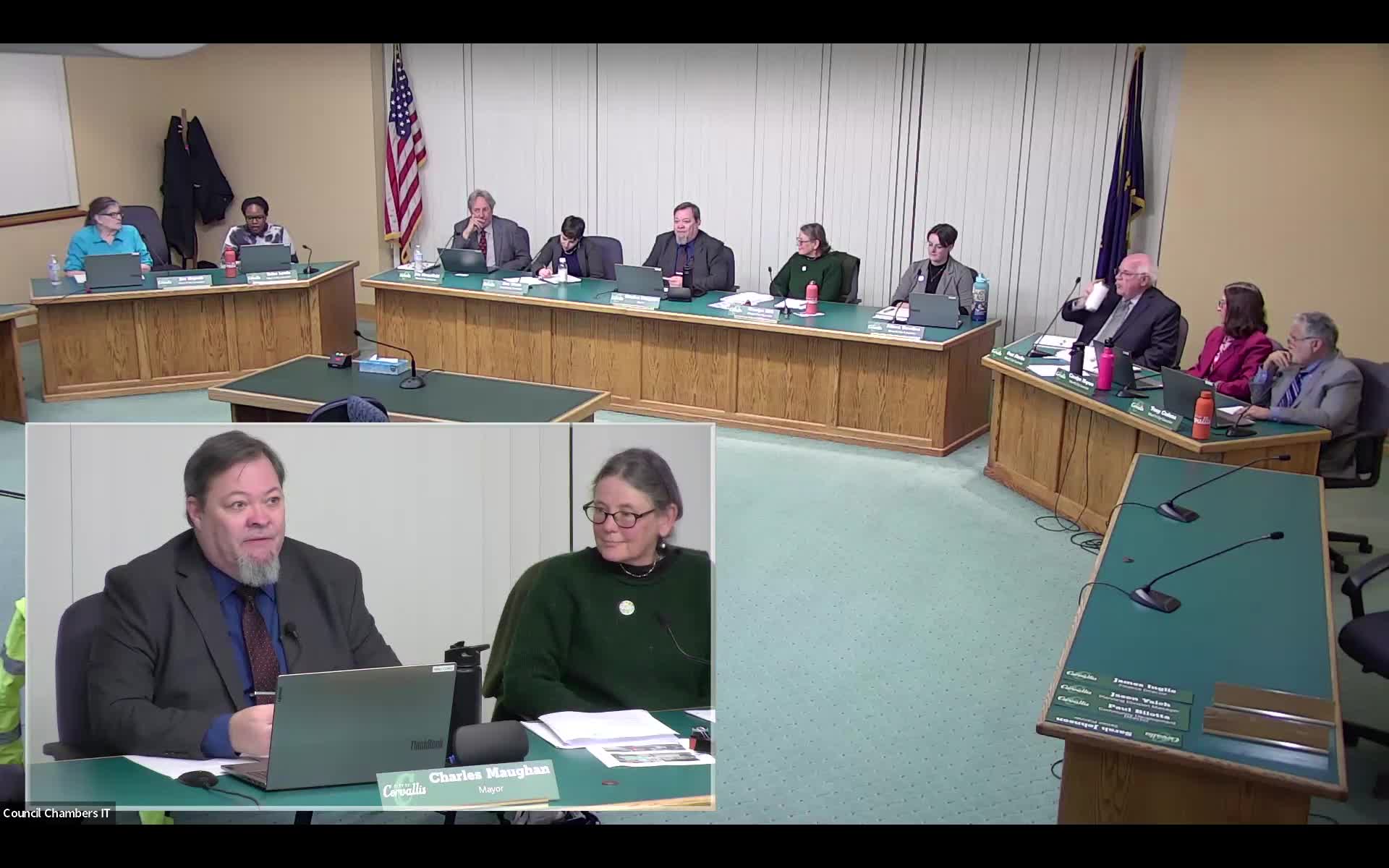 Councilor Ellis elected Corvallis council vice president amid new assignments discussion