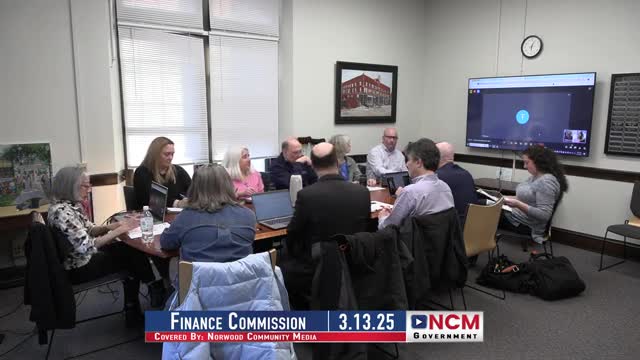 Norwood Finance Commission reviews proposed FY26 school budget; Coakley staffing, transportation and warrant articles highlighted