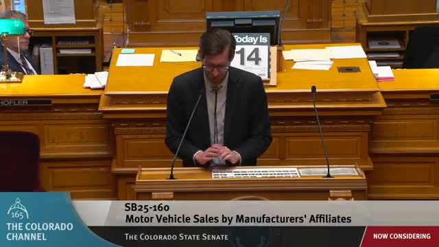 Senate Bill 160 faces opposition from Minority Leader Lundin