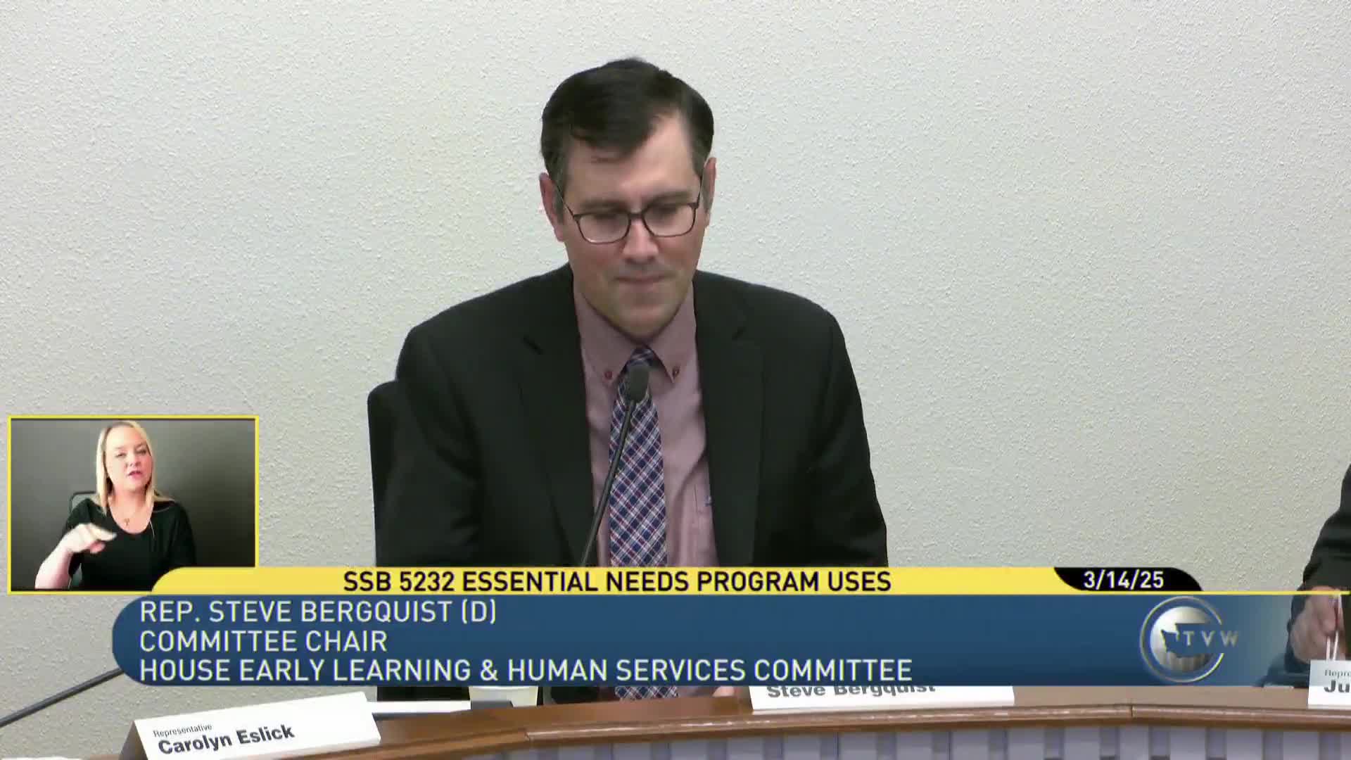 Committee hears bill to expand HEN housing aid, allow limited cash assistance and extend recertification