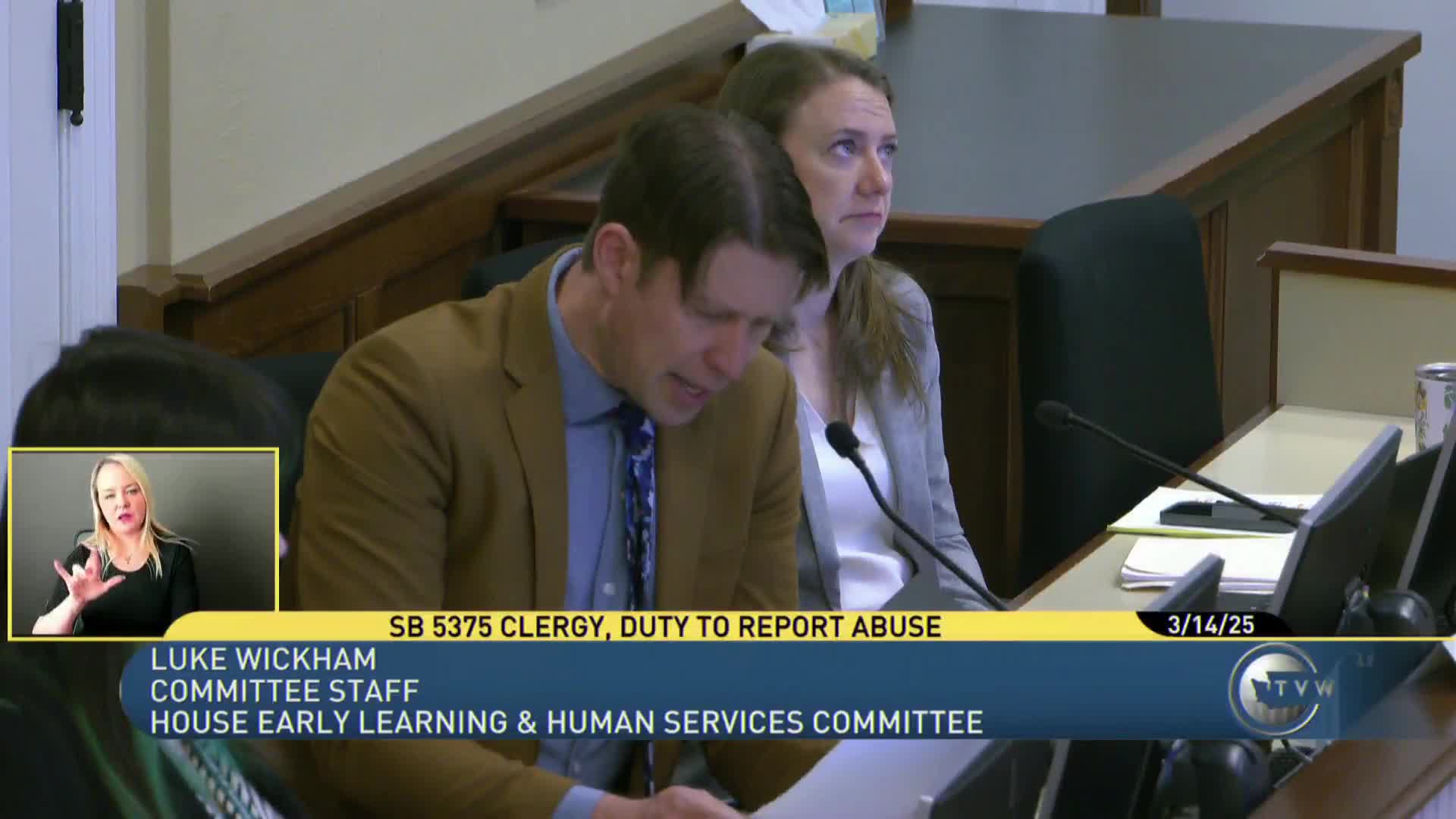 Senator Frame advocates for child protection bill requiring clergy to report abuse