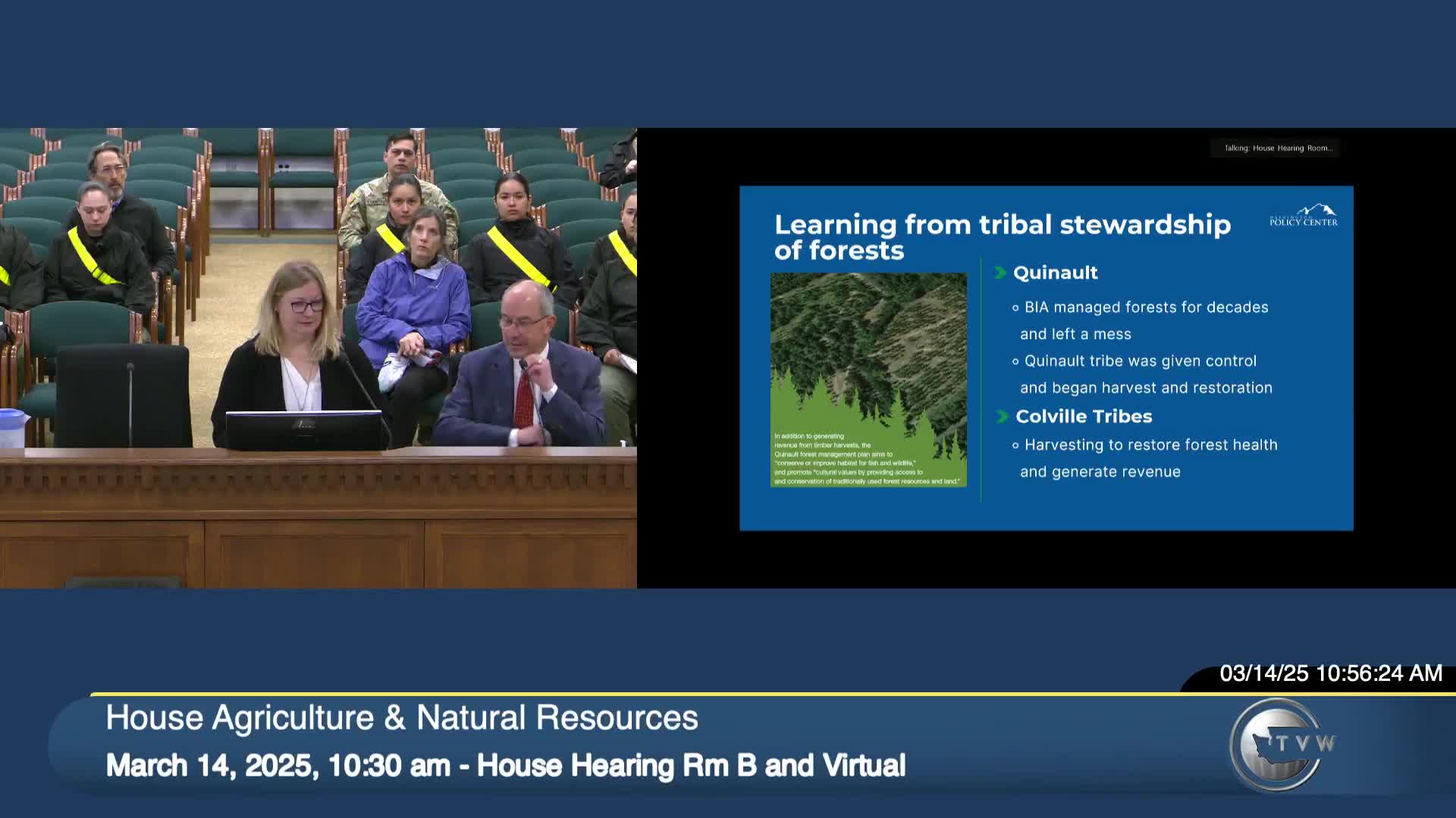 Experts tell committee tribal stewardship and Good Neighbor Authority can speed forest restoration and reduce wildfire risk