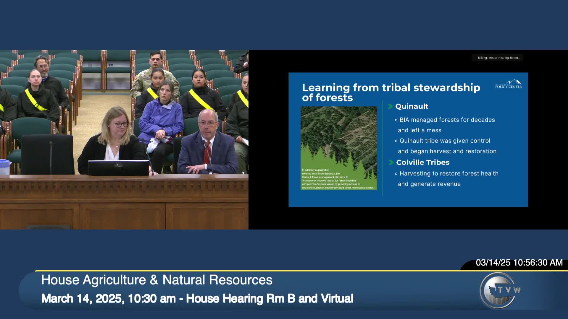Quinault and Colville tribes showcase successful forest stewardship models in Washington
