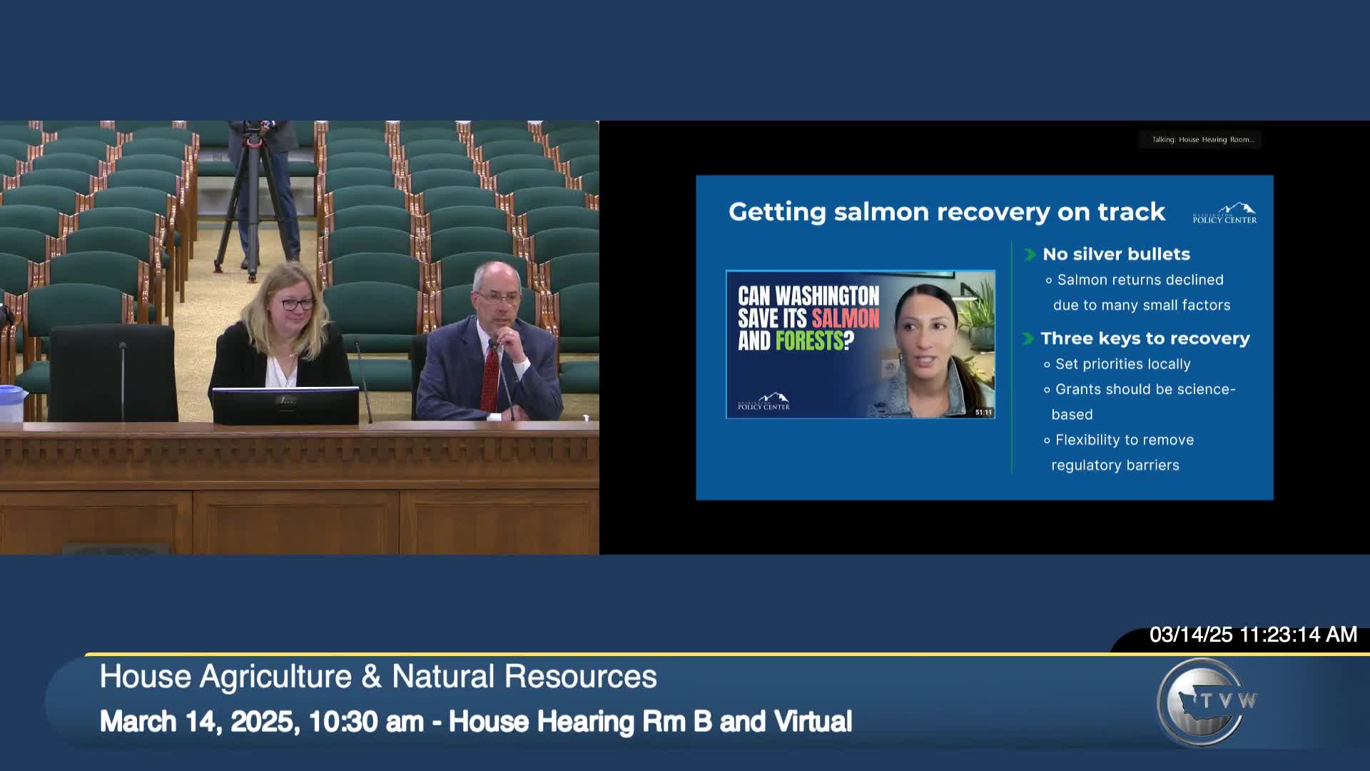 Panel urges local priority setting, science‑based grants and regulatory flexibility to accelerate salmon recovery