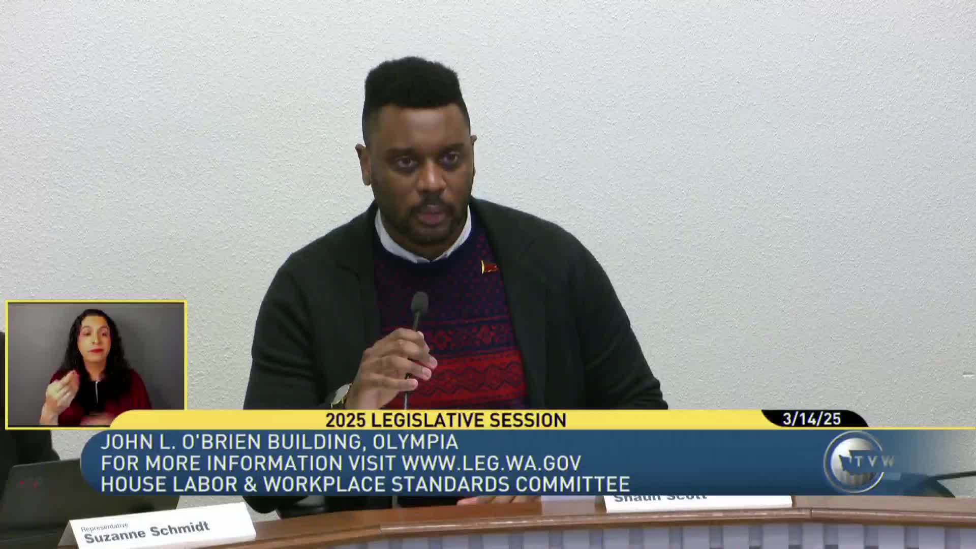 Washington Senate reviews key collective bargaining and arbitration bills