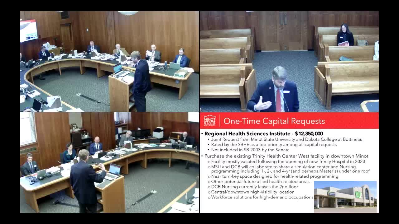 Minot State seeks $1.4M for Dakota Hall demolition and student center authority