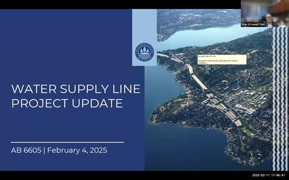 Utility board briefed on proposed new water supply line, Shorewood connection and SPU contract work