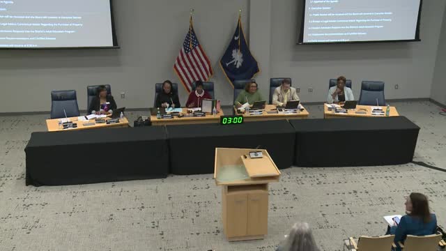 Richland 2 health and education staff advocate for salary increases at board meeting
