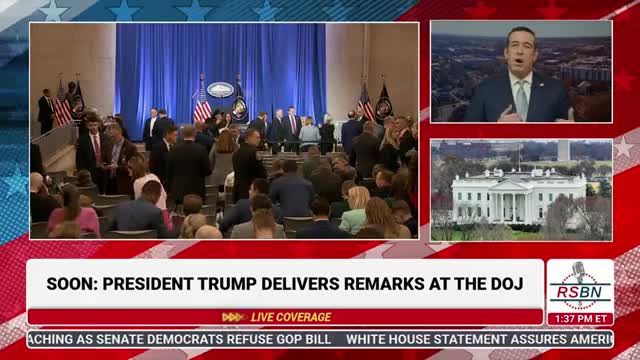 RSBN's Robert McNeely joins President Trump on Air Force 1 to Palm Beach