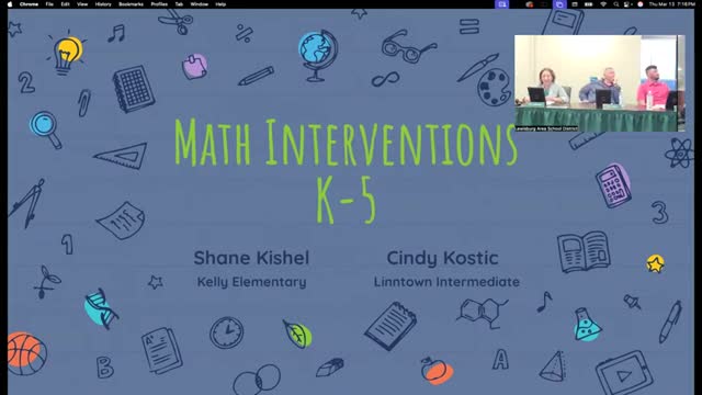 Lewisburg School District showcases successful math intervention program at Kelly Elementary