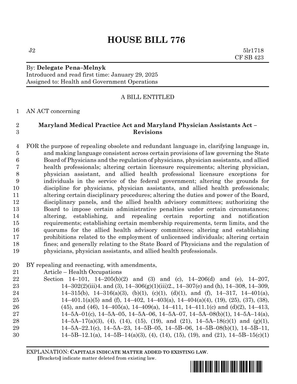 Maryland Board mandates public disclosure of charges against licensed physicians
