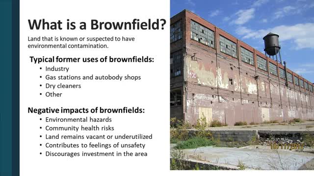 New York's Brownfield Opportunity Area program promotes redevelopment and community engagement