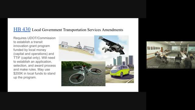 UDOT initiates transit innovation grants to enhance local community services