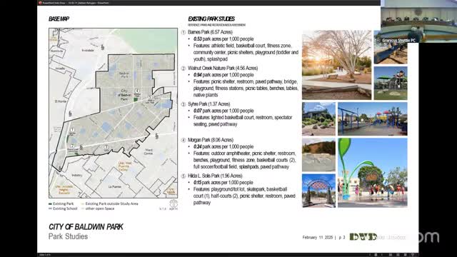 City develops Barnes Park and Walnut Creek Nature Park for community recreation