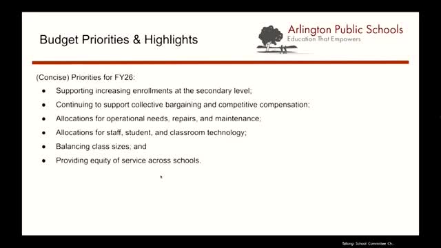 School Board examines secondary enrollment and class size equity for upcoming year