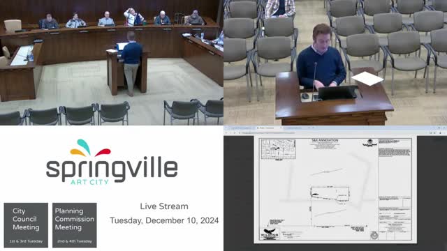 Planning Commission recommends annexation of 8500 square feet to Springville City