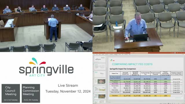 Planning commission backs stormwater master plan; staff proposes $6,616 per‑ERU stormwater impact fee