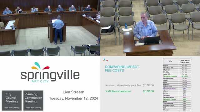 Planning Commission reviews updated stormwater impact fees amid growth challenges