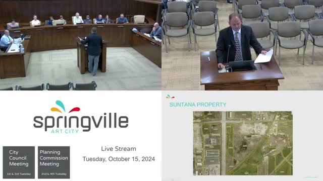 Springville City Council approves Sunpro Corporation's development proposal for interchange property