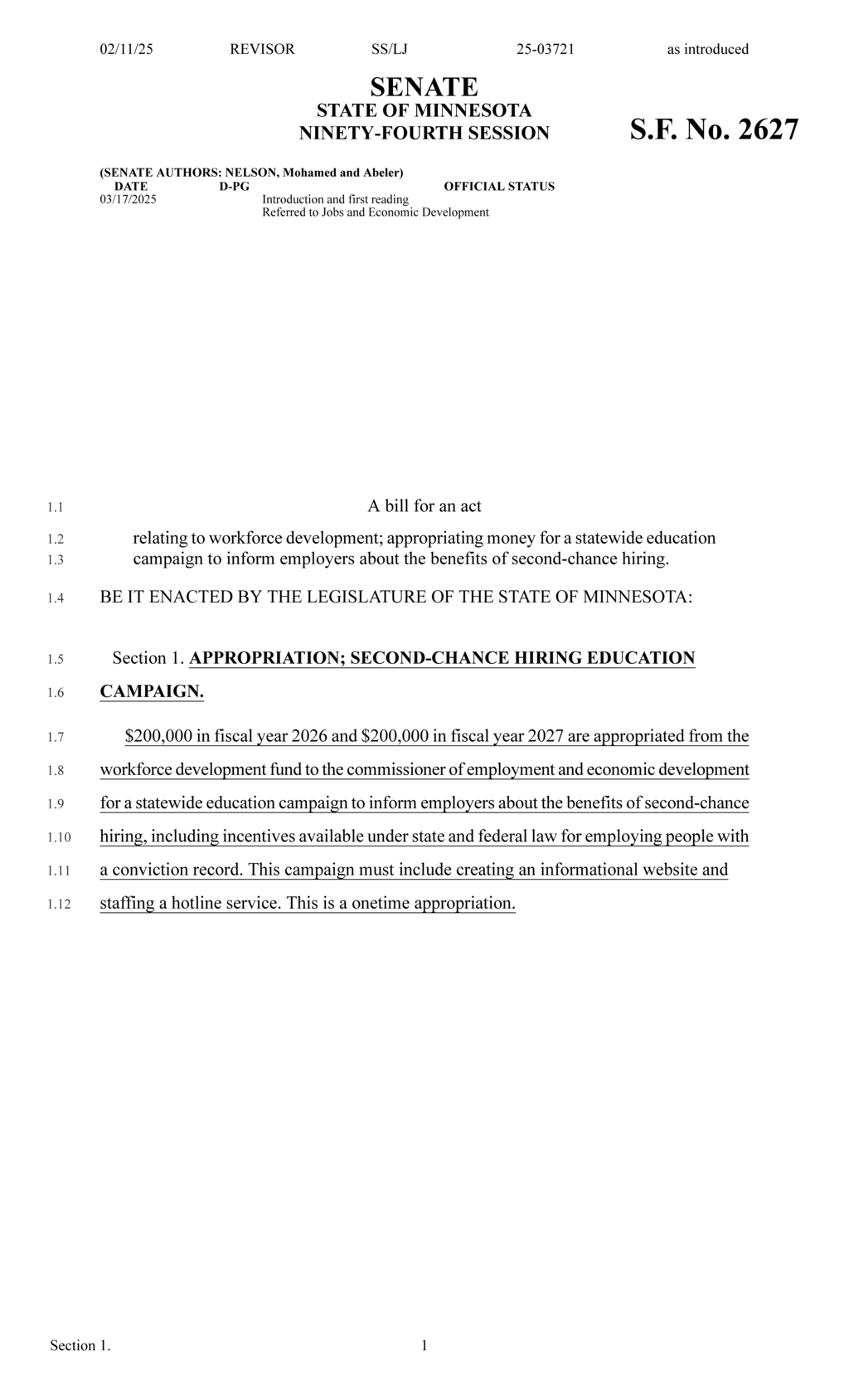 Minnesota allocates $400K for second-chance hiring education campaign