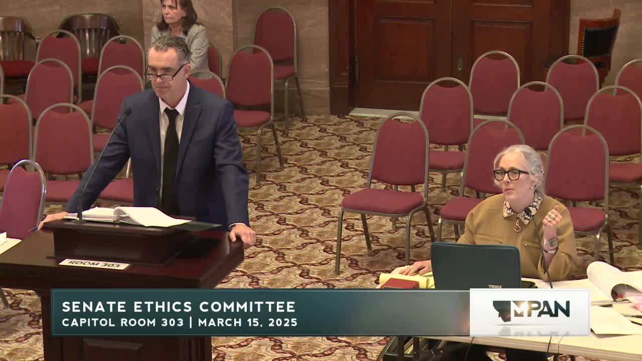 Senator Ellsworth disputes Eggleston's testimony regarding contract and financial ties