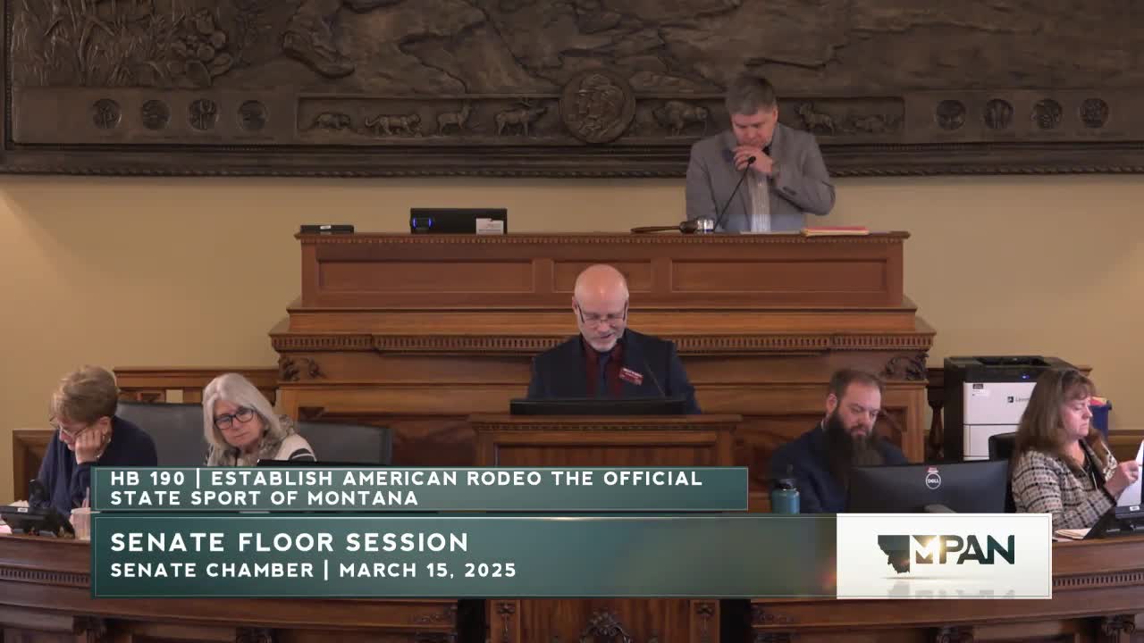 Montana Senate votes to establish rodeo as state sport amidst diverse voices