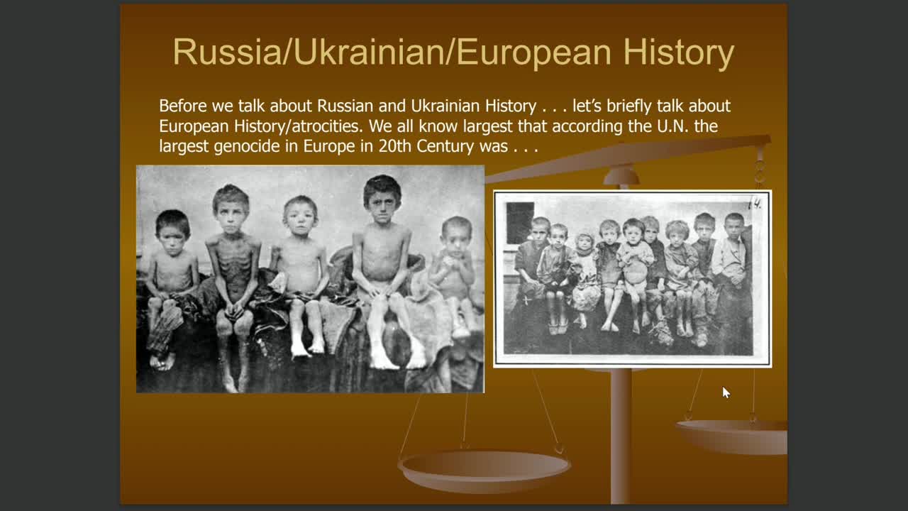 Expert discusses historical context of Ukrainian suffering under Stalin's policies
